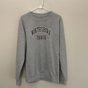 Grey Hawaii sweatshirt